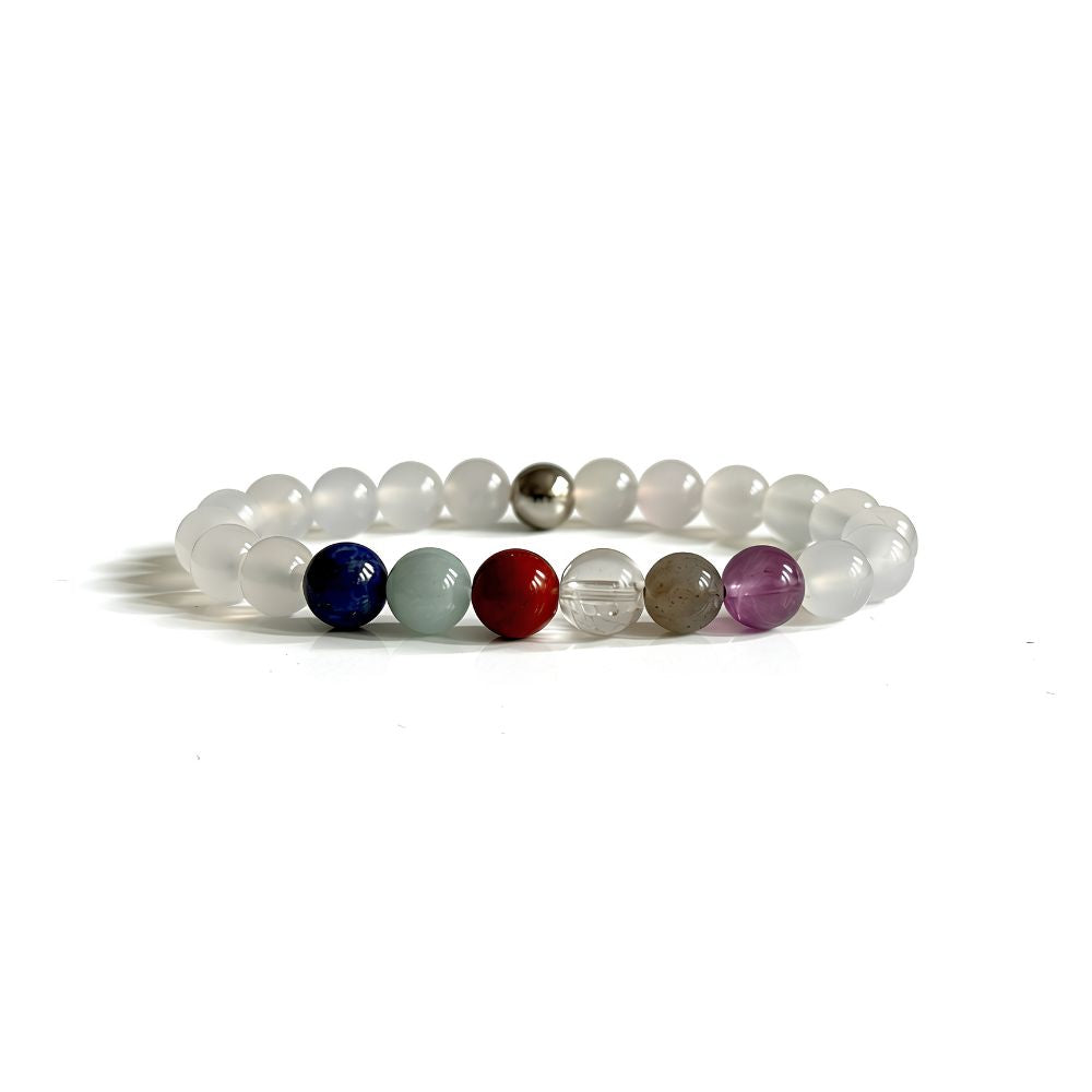 Aquarius crystal bracelet for January and February birthdays