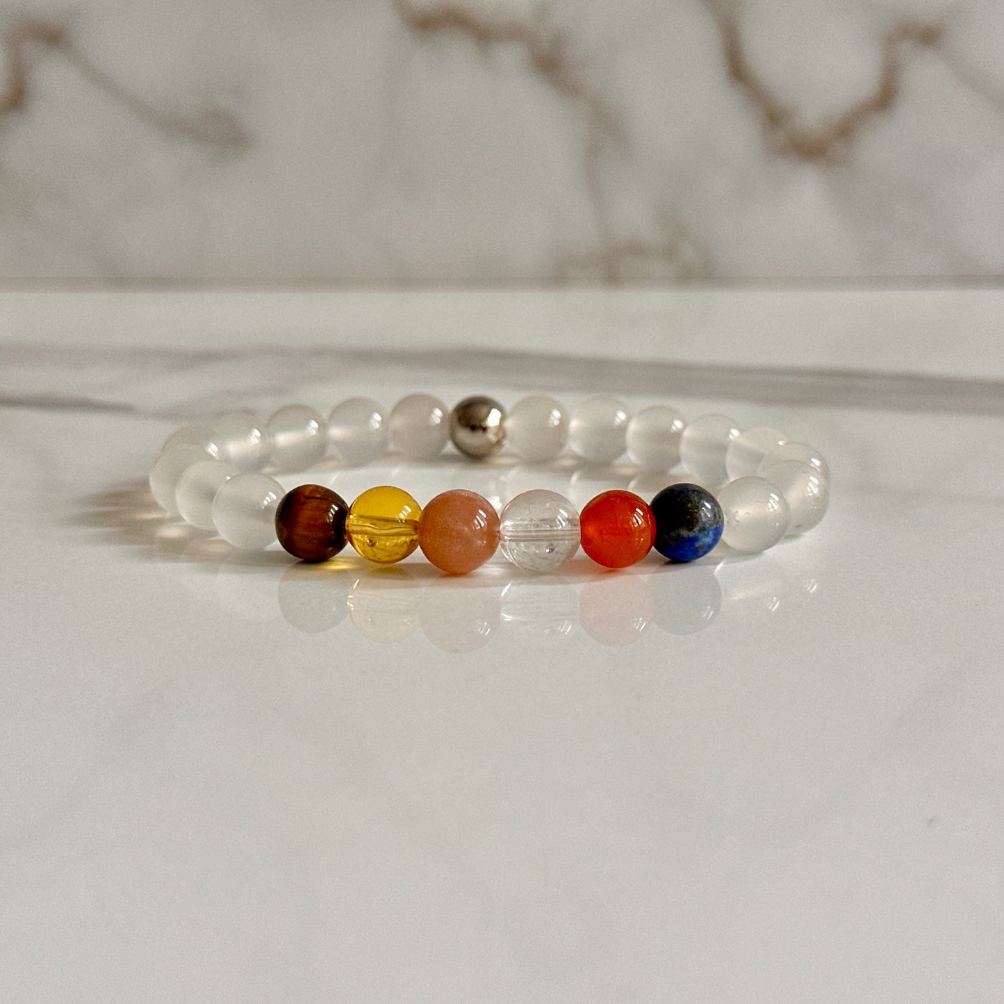 Leo crystal bracelet gift for July birthdays