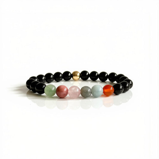 Cancer crystal bracelet gift for June birthdays