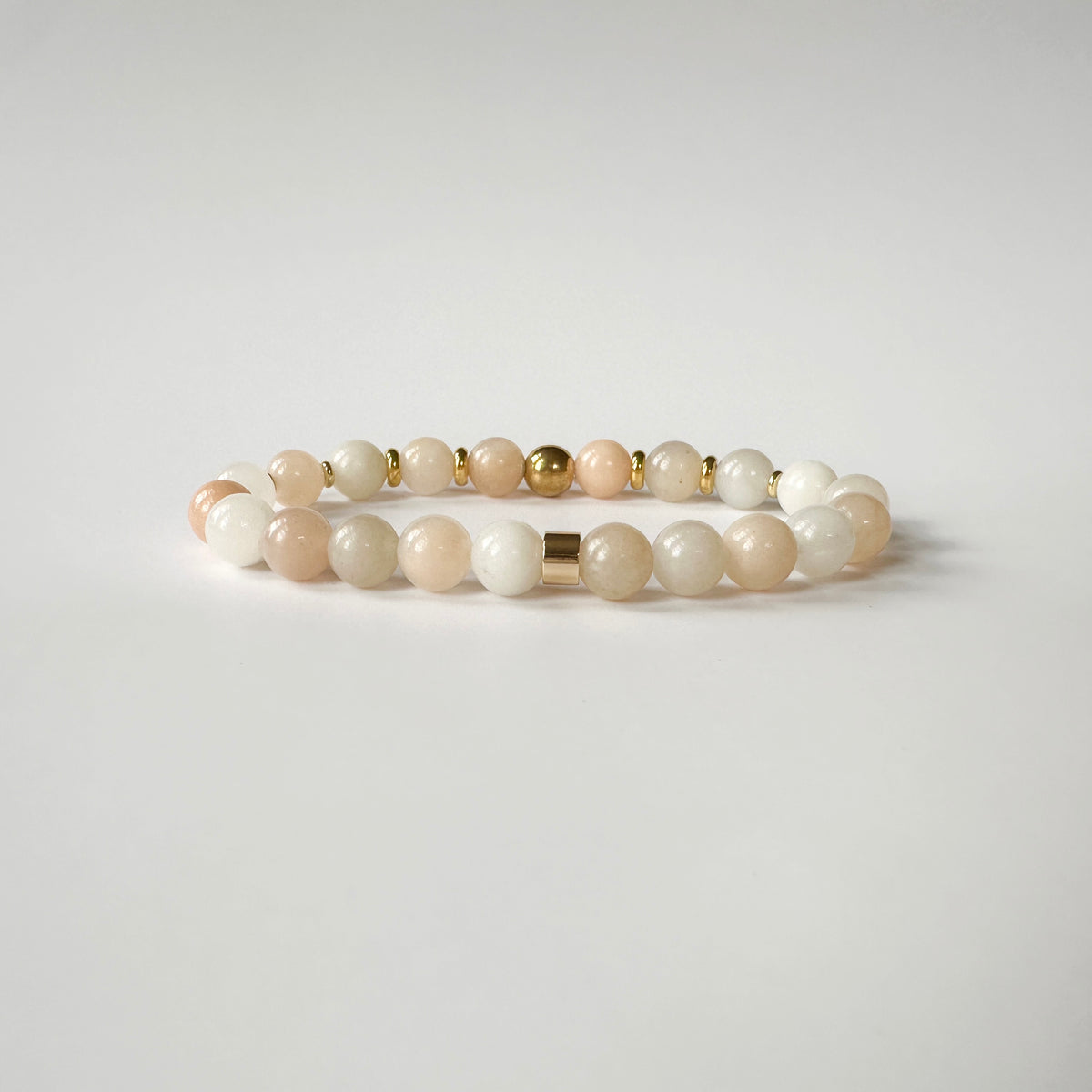 Natural Pink Aventurine bracelet for women with pink gemstone beads