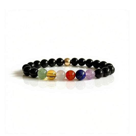 Close up of Sagittarius birthstone bracelet
