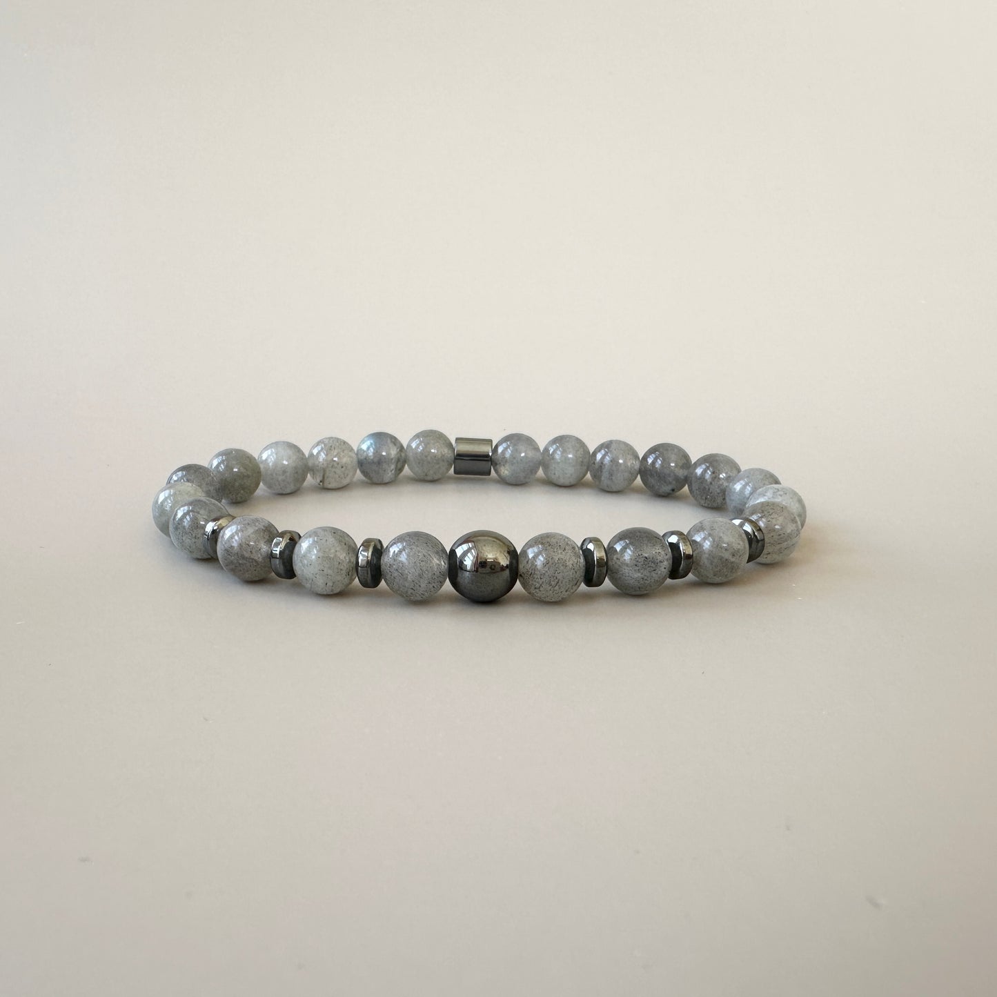 Stylish Natural Labradorite Bracelets for couples, perfect for celebrating love, spiritual connection, and unity.