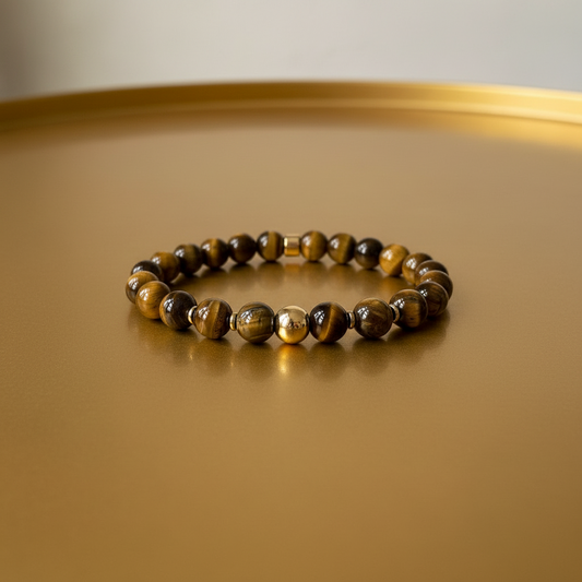 Natural Tiger Eye Bracelet for Her: Embrace Protection & Vitality