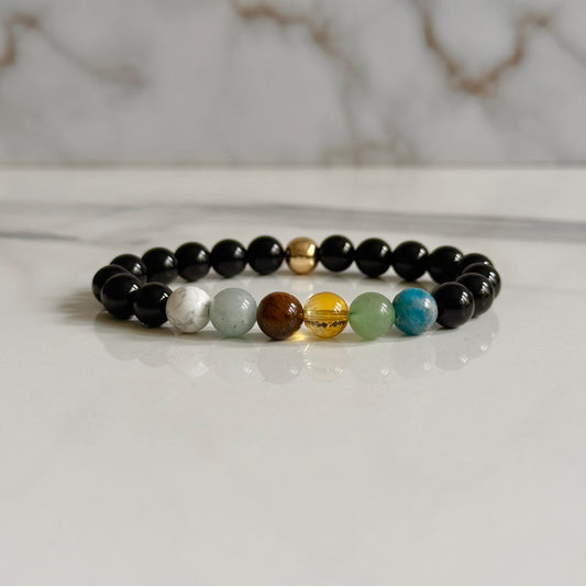 Gemini crystal bracelet gift for May birthdays