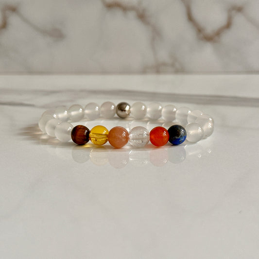 Leo crystal bracelet gift for July birthdays
