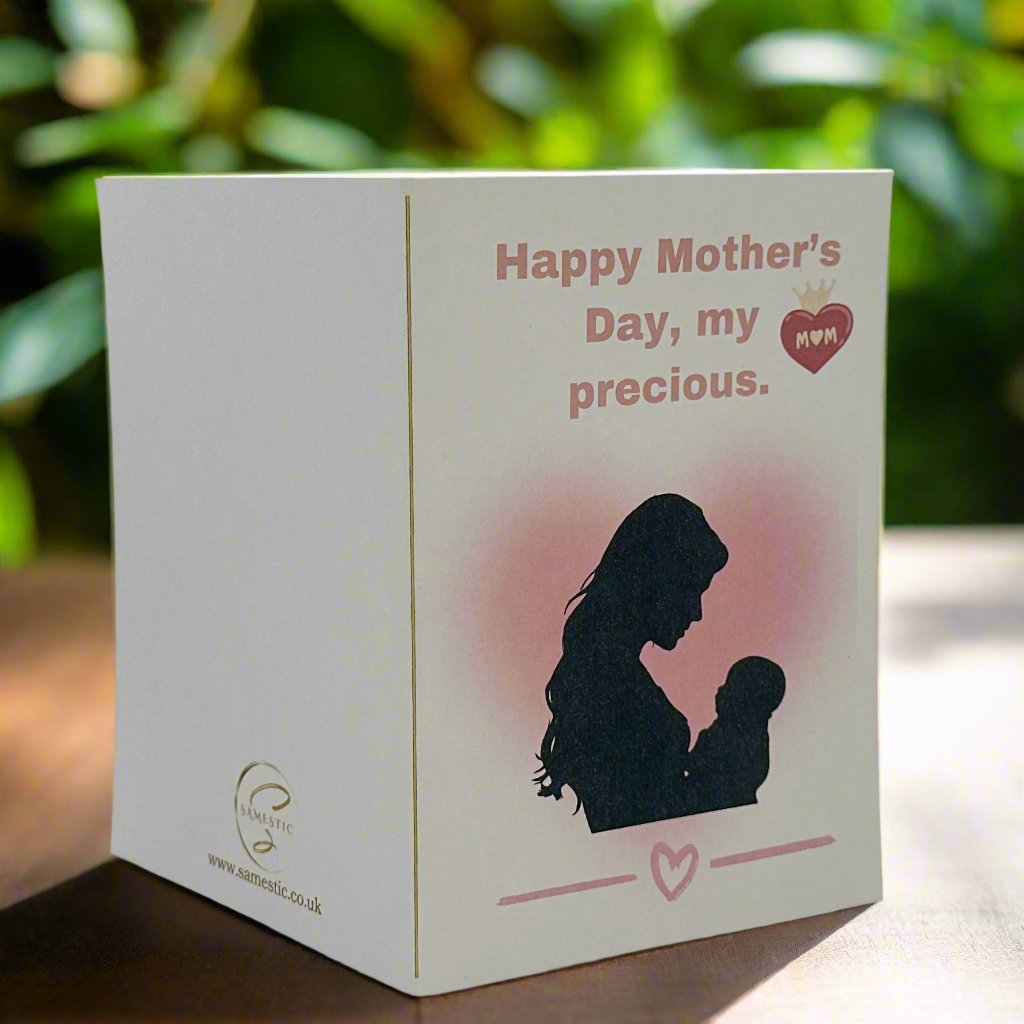 Mother’s Day Card Model A with a beautiful design, ideal for expressing love and appreciation to mom.