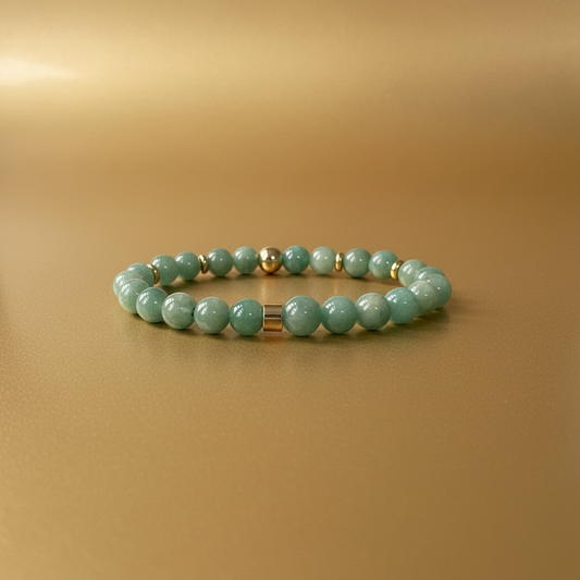 Natural Amazonite Bracelet for Her: Combination of Truth & Harmony