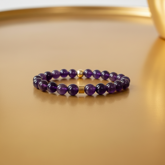 Natural Amethyst Bracelet for Her: Embrace Serenity, Strength & Self-Love