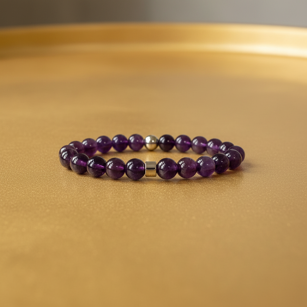 Natural Amethyst Bracelet for Her: Embrace Serenity, Strength & Self-Love