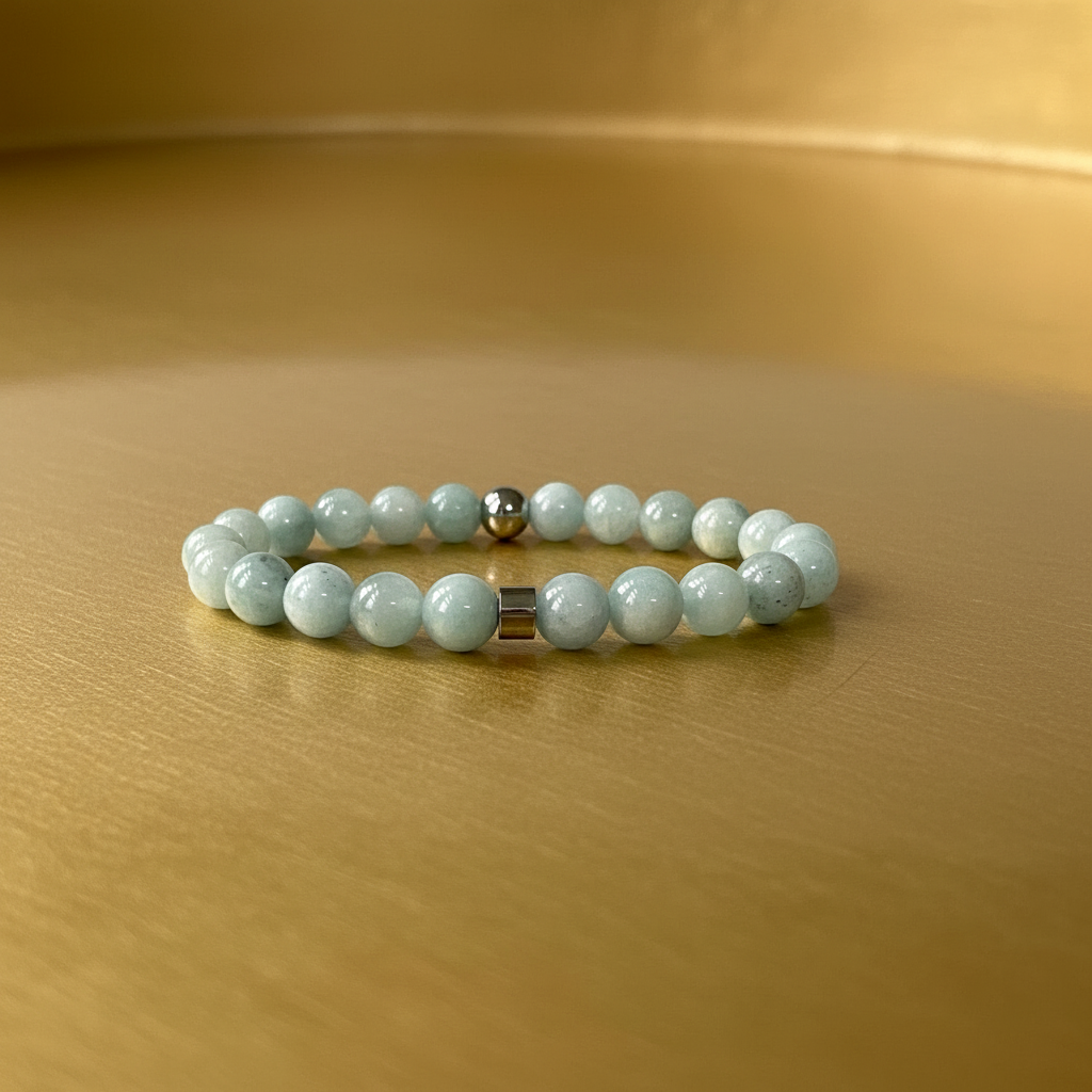 Natural Aquamarine Bracelet for Her: Embrace Clarity & Courage