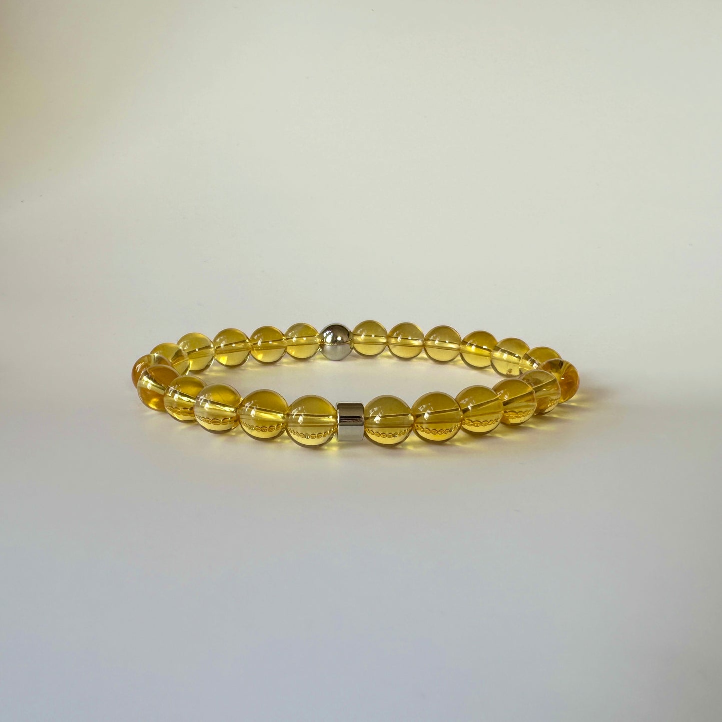 Deluxe Natural Citrine Bracelet with radiant yellow gemstones, representing abundance, joy, and positive energy.