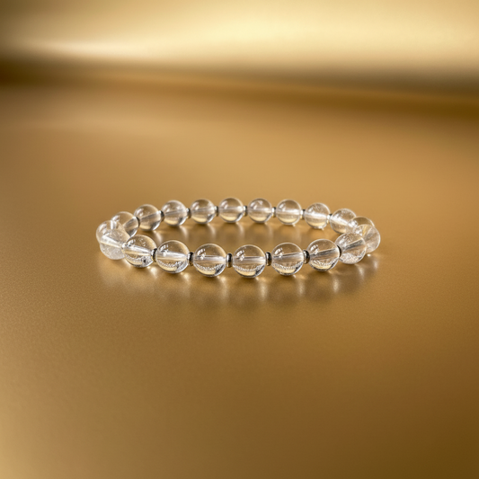 Natural Clear Quartz Bracelet for Her: Harness & Amplify Your Spiritual Energy