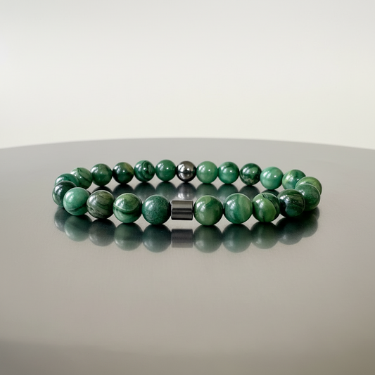 Natural Jade Gemstone Bracelet for Him