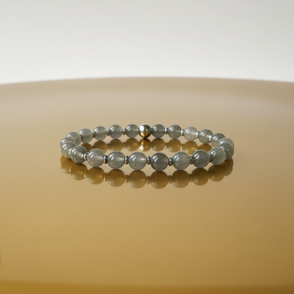 Natural Labradorite Bracelet for Her: Spiritual Healing & Elegance