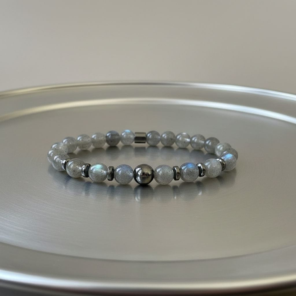 Natural Labradorite Bracelet for Him: Elevate Your Spirit and Style