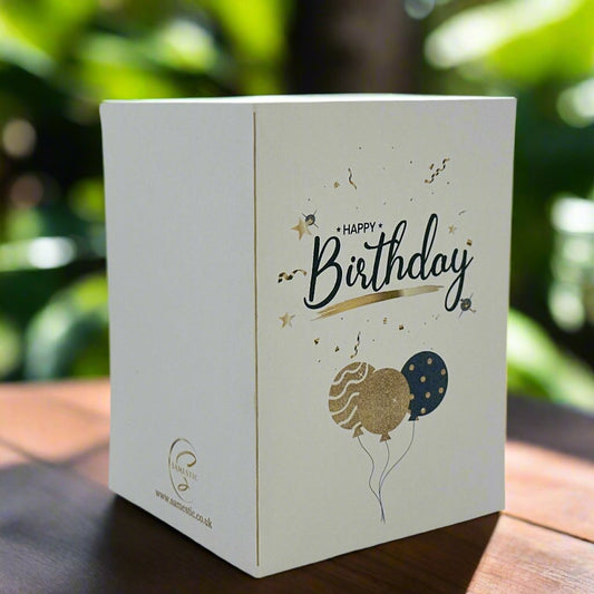 Premium Birthday Card Model C with a sophisticated design, perfect for celebrating birthdays and special occasions.