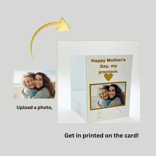 Front view of the Samestic VIP Mother's Day Card, featuring an elegant and heartfelt design for Mother's Day.