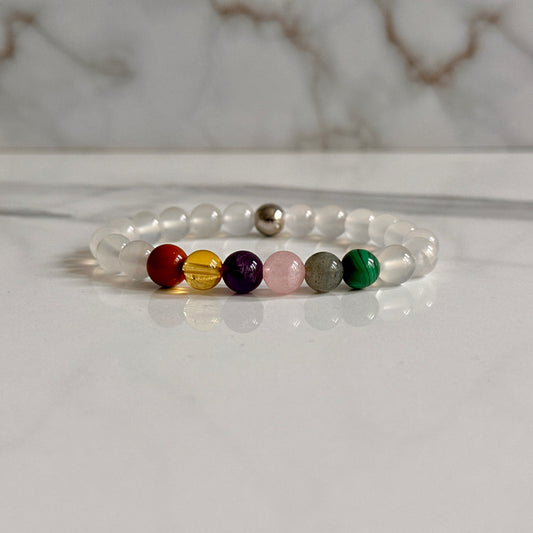 Scorpio crystal bracelet gift for October birthdays