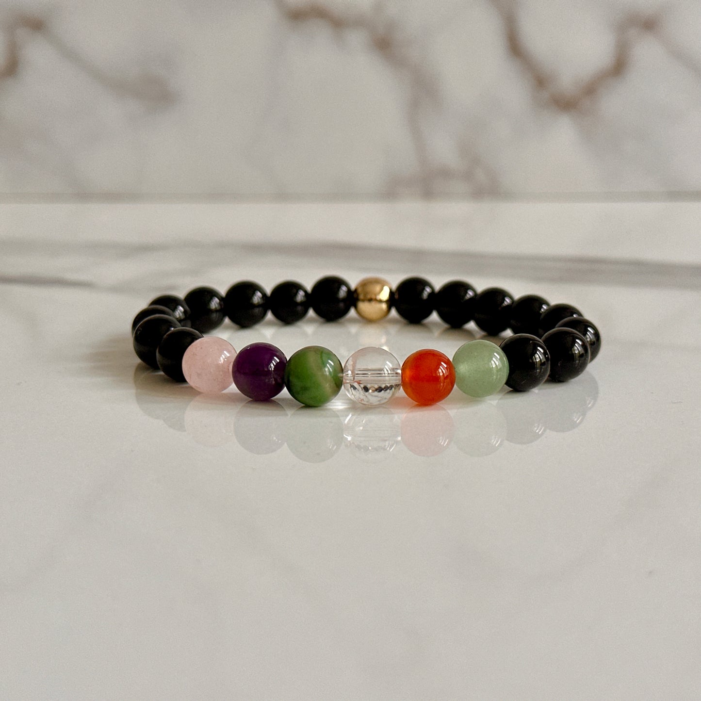 Virgo crystal bracelet gift for August birthdays