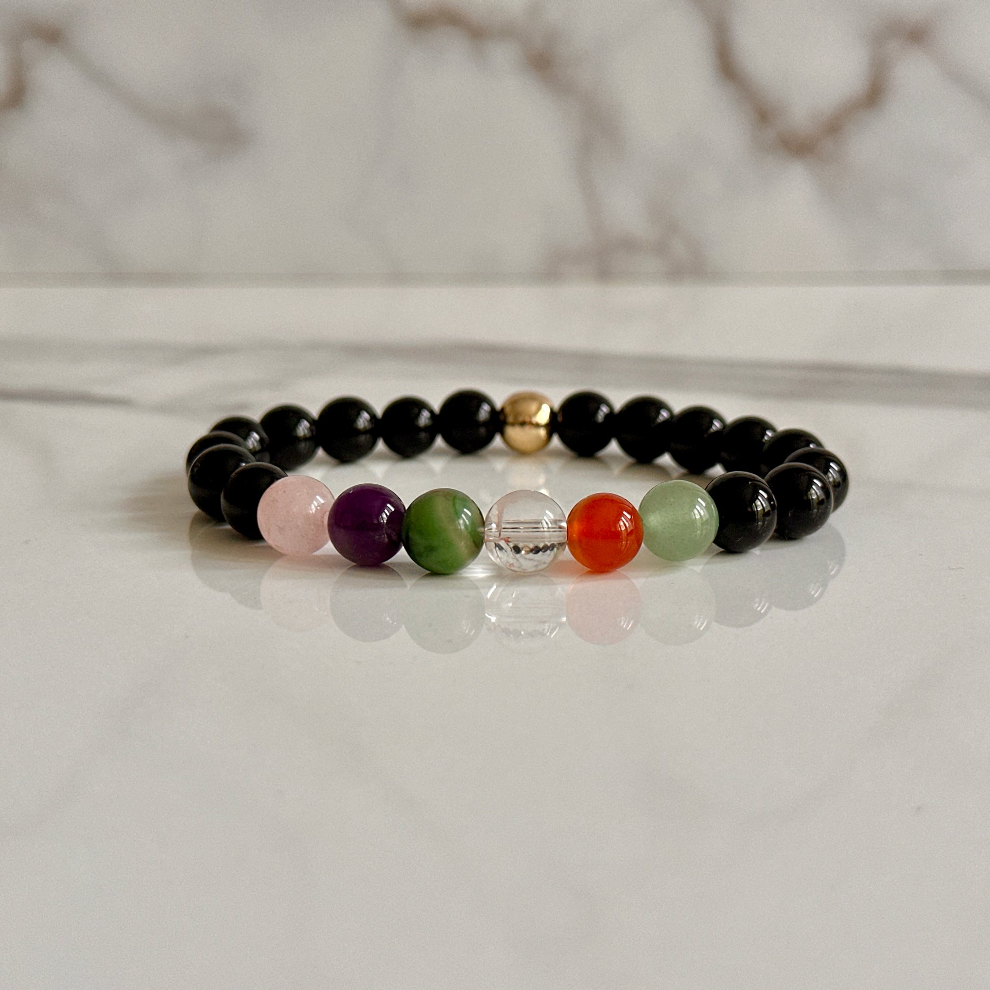Virgo crystal bracelet gift for August birthdays