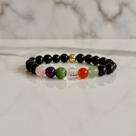 Virgo crystal bracelet gift for August birthdays